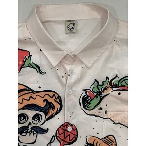 Hardaddy Button Up XXL Taco‎ Shirt Taco Tuesday Cinco De Mayo